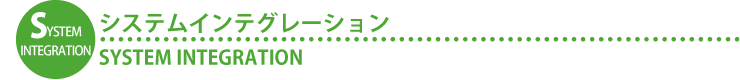 システムインゲグレーションSYSTEM INTEGRATION